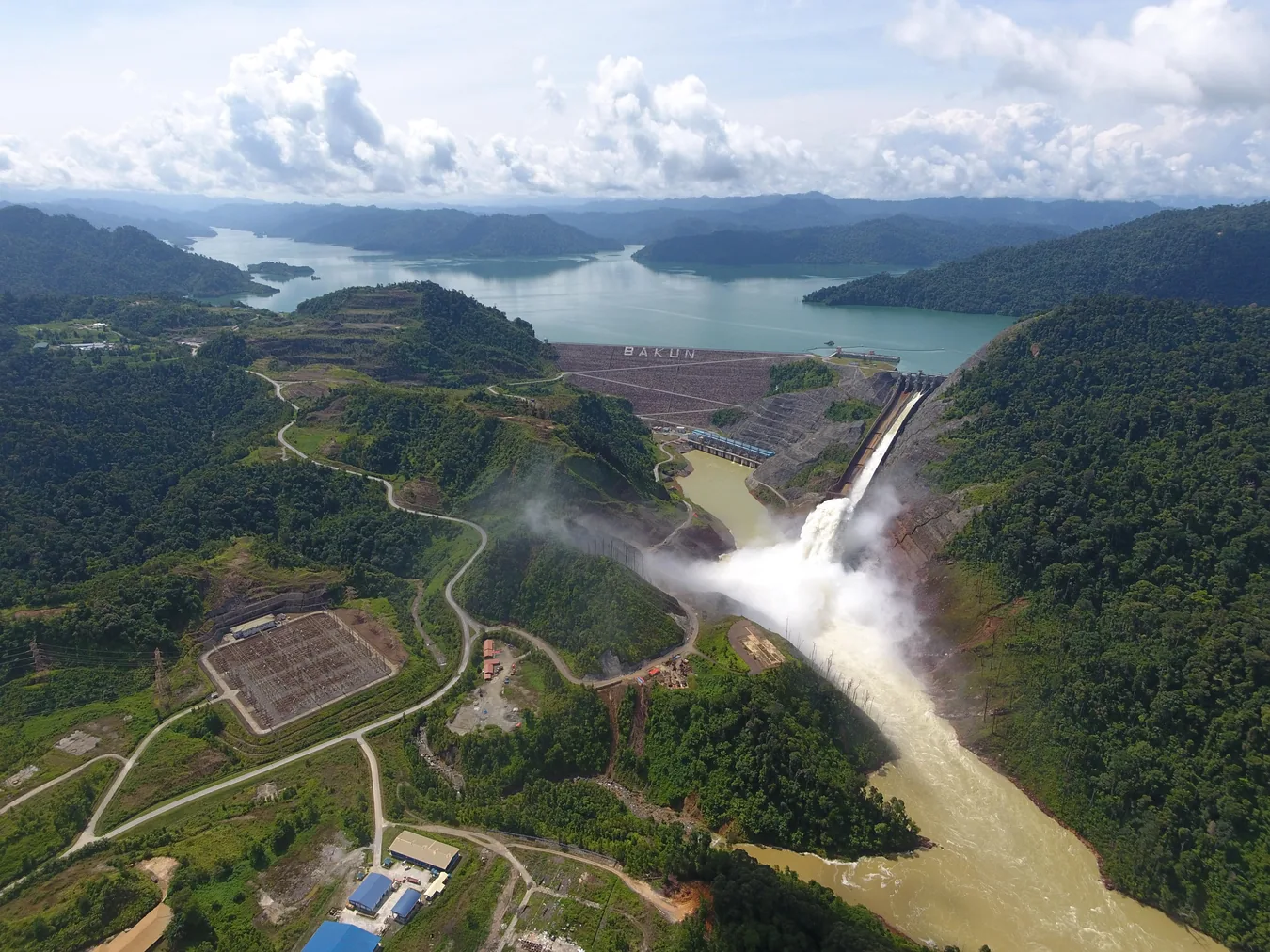 Sarawak hydroelectric infrastructure landscape, shown for regional context